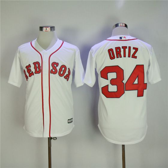 Men Boston Red Sox 34 David Ortiz Game MLB Jerseys